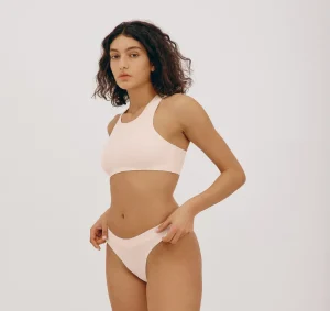 Sale Organic Basics Algae Life Naked Rib High-Leg Briefs AlgaePink