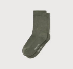 Cheap Organic Basics Core Crew Socks 3-pack Seaweed