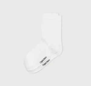 Best Organic Basics Core Crew Socks 3-pack White