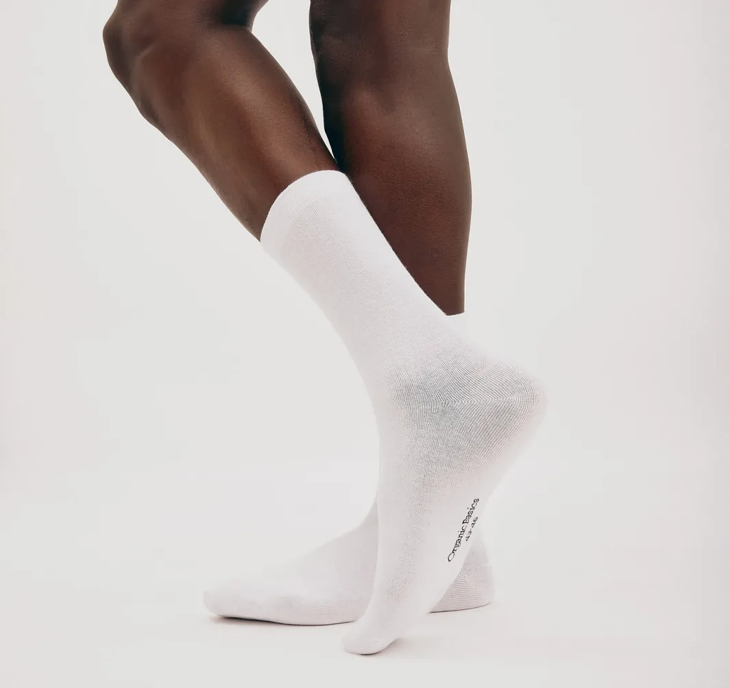 Outlet Organic Basics Core Crew Socks 6-pack