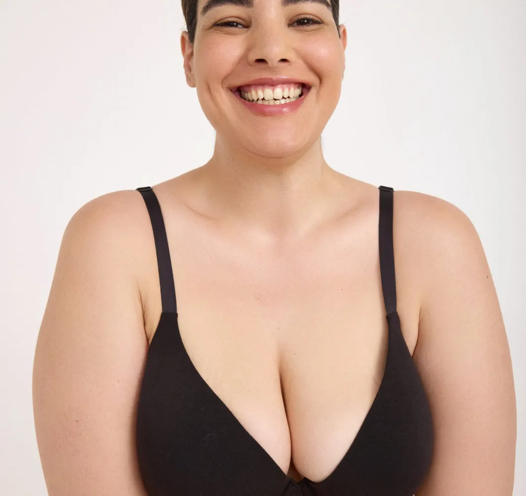 Hot Organic Basics Core Full Coverage Bra Black