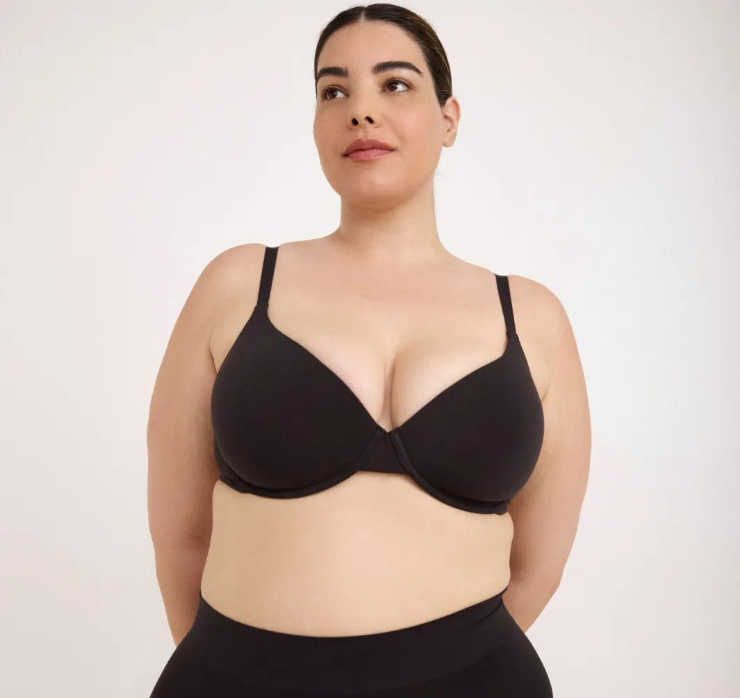 Hot Organic Basics Core Full Coverage Bra Black