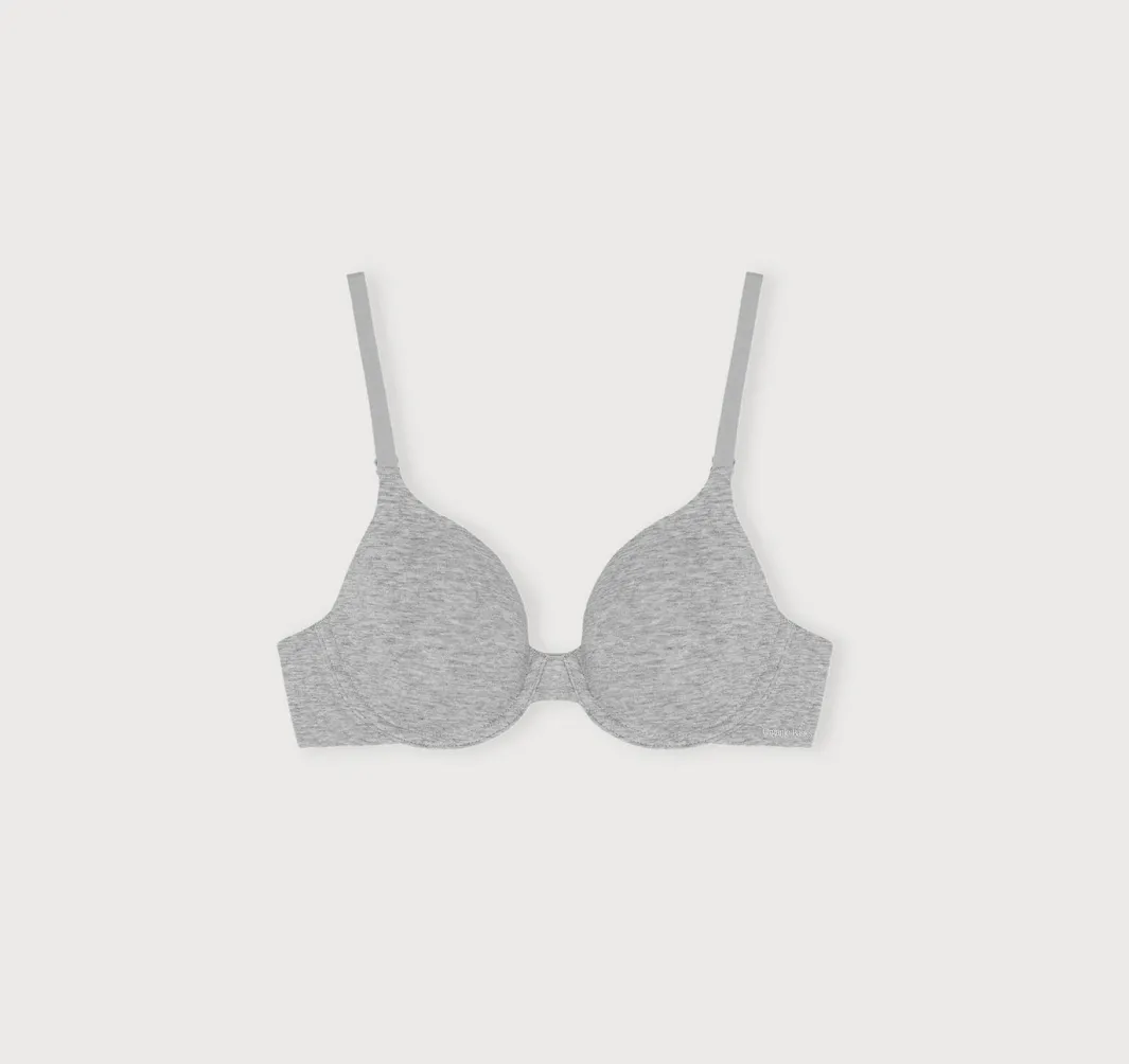 Cheap Organic Basics Core Full Coverage Bra GreyMelange