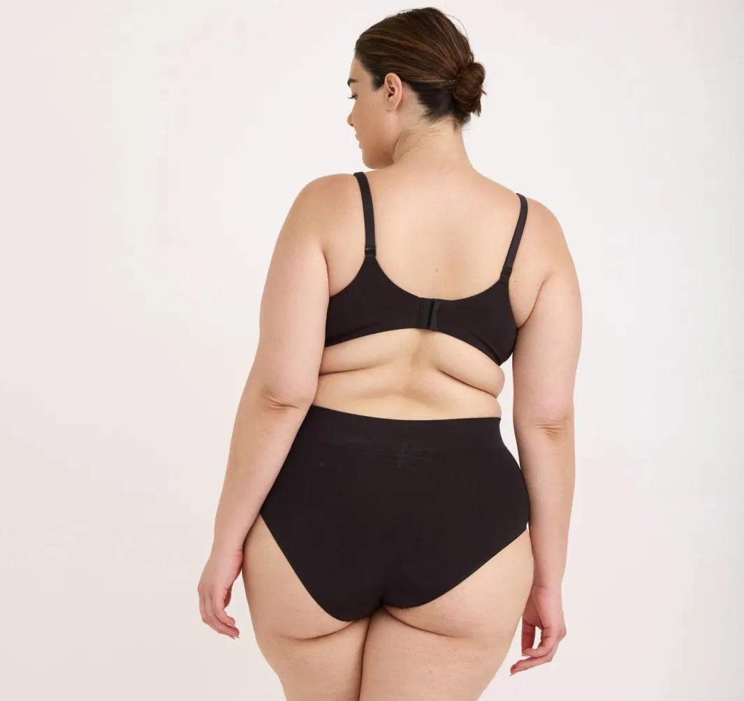 Hot Organic Basics Core Full Coverage Bra Black