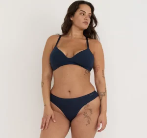 Hot Organic Basics Core High-Leg Briefs DeepNavy