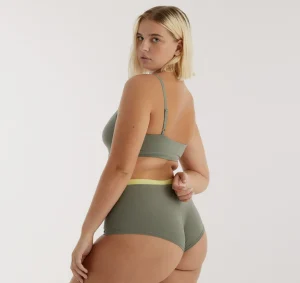 Outlet Organic Basics Core Shorty Seaweed