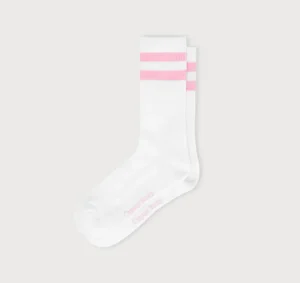Outlet Organic Basics Core Stripe Crew Socks 2-pack