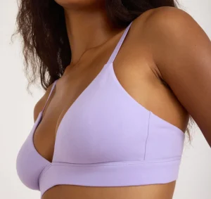 Fashion Organic Basics Core Triangle Bralette Lavender