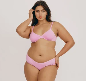 Flash Sale Organic Basics Core Unlined Demi Bra PetalPink