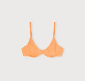 Best Organic Basics Core Unlined Demi Bra Papaya