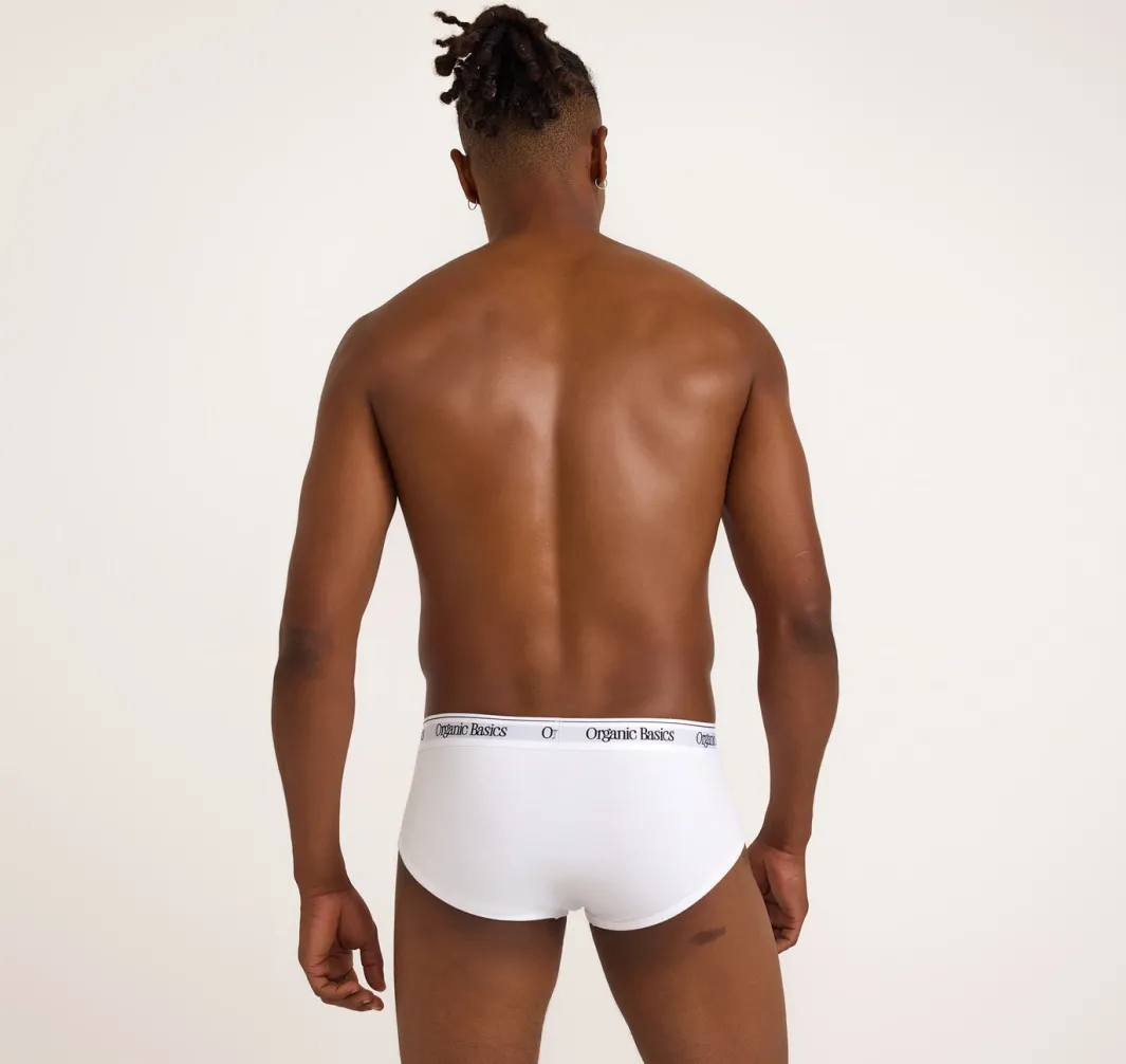 Discount Organic Basics Easy Briefs 3-Pack White