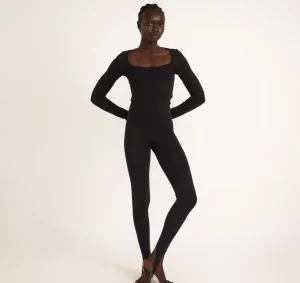 Cheap Organic Basics Everyday Stirrup Leggings Black