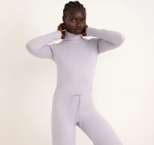New Organic Basics Everyday Turtleneck SoftLilac