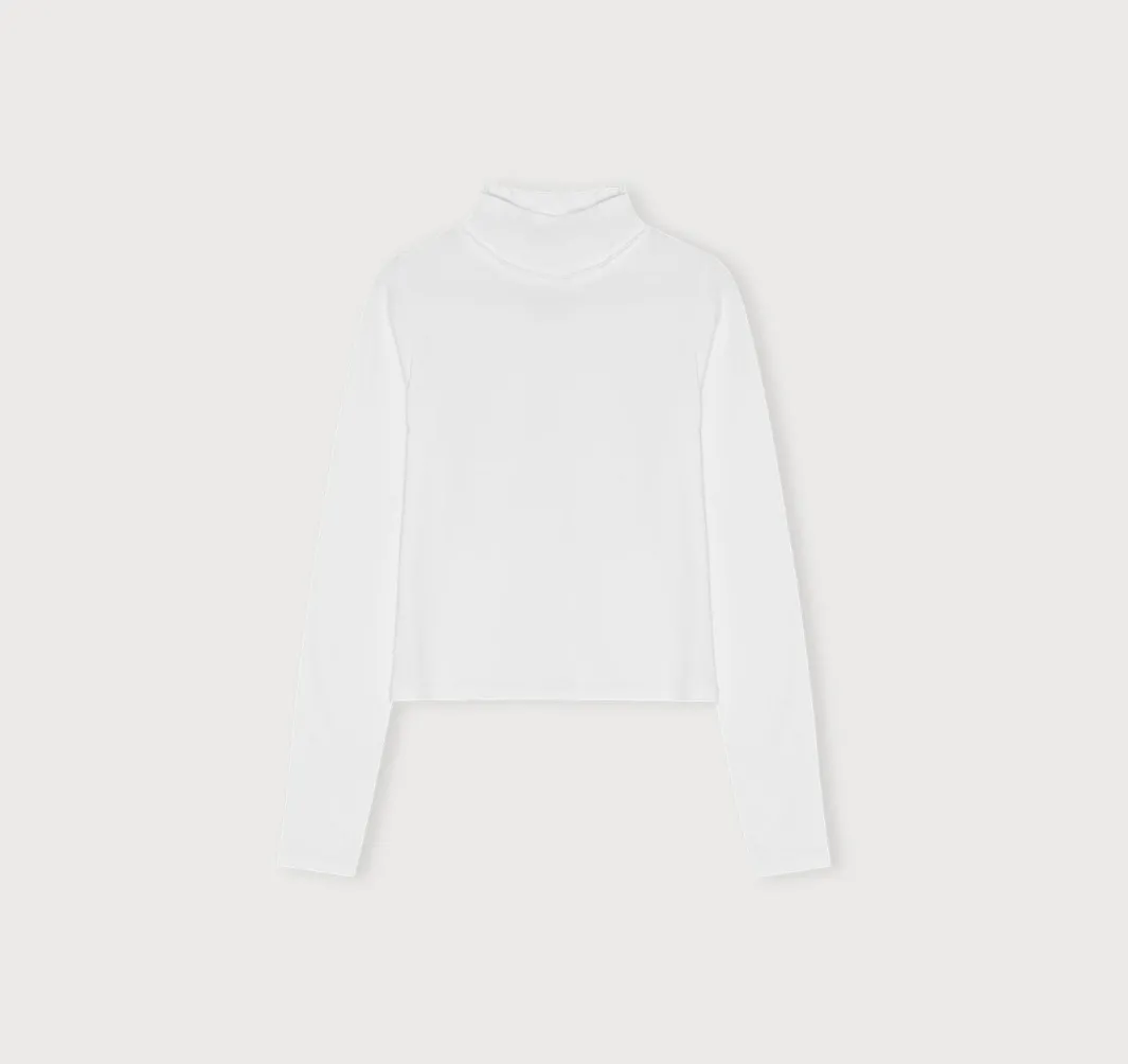 Best Organic Basics Everyday Turtleneck White