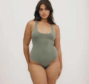 Cheap Organic Basics Flex Bodysuit Seaweed