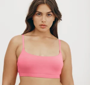Discount Organic Basics Flex Bralette MelonPink