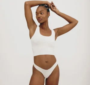 Hot Organic Basics Flex Thong OffWhite