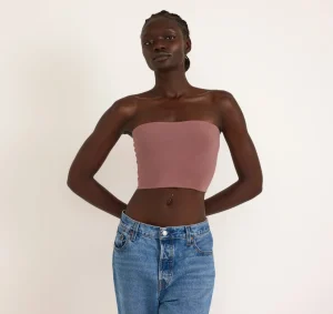 Hot Organic Basics Flex Tube Top RoseWood
