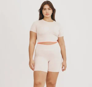 Discount Organic Basics Luxe Touch Bike Shorts Apricot