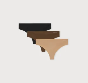 Store Organic Basics Naked Rib Thong 3-pack
