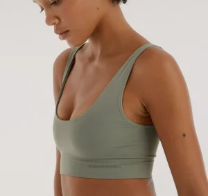 Fashion Organic Basics Smooth Bralette Seaweed