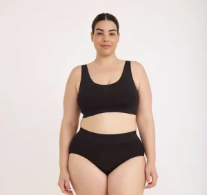 New Organic Basics Smooth Bralette Black