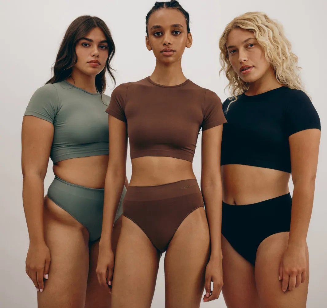 Best Sale Organic Basics Smooth High-Leg Briefs Walnut