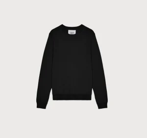Discount Organic Basics Soft Knit Crewneck Sweater Black