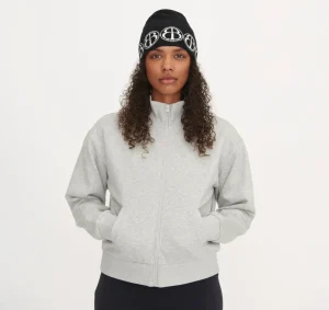 Hot Organic Basics Soft Knit Jacquard Beanie Black