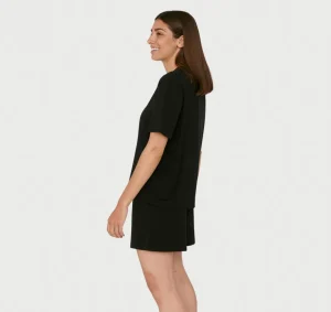 Clearance Organic Basics Soft Touch Boxy Tee Black