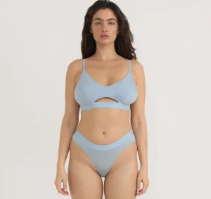 Cheap Organic Basics Soft Touch Bralette CloudyBlue
