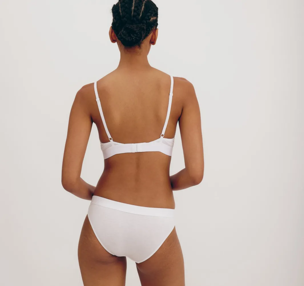 Fashion Organic Basics Soft Touch Bralette White