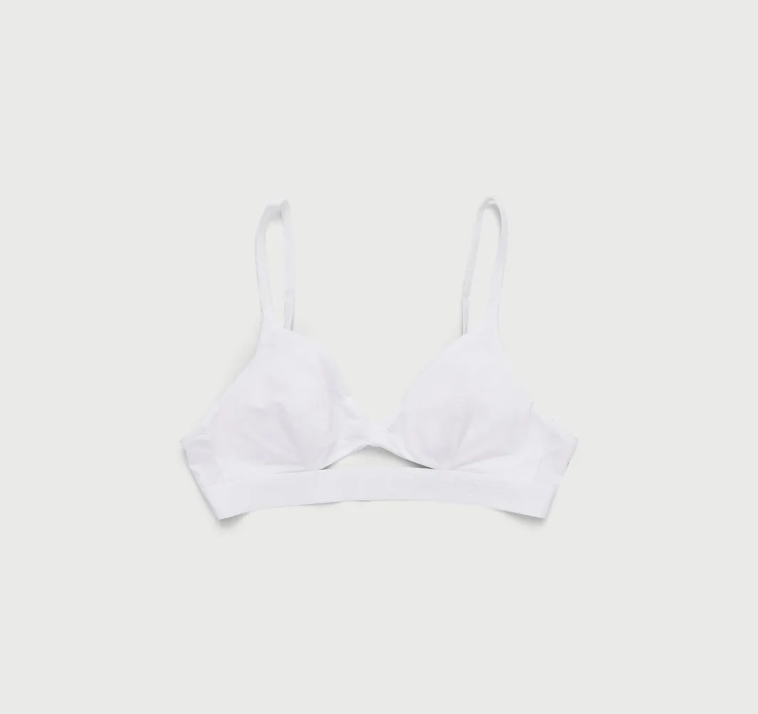Fashion Organic Basics Soft Touch Bralette White