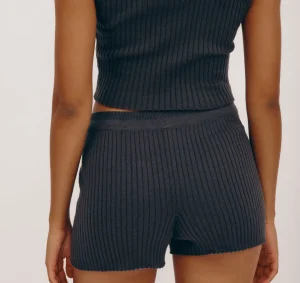 Clearance Organic Basics True Knit Shorts Slate